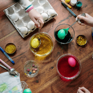 Taking part in Easter activities