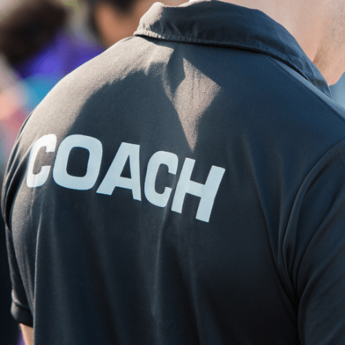 Tshirt with coach on the reverse