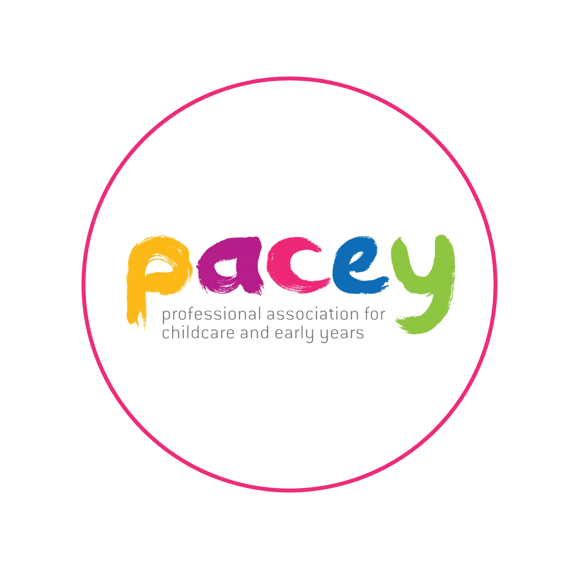 PACEY logo in roundel with frame