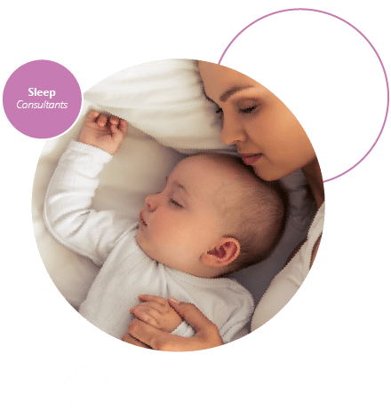Baby sleeping with mother - sleep consultant
